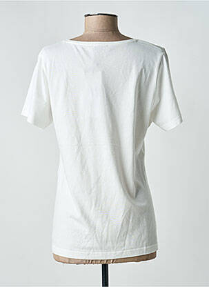 T-shirt col v manches courtes beige SIGNE NATURE femme