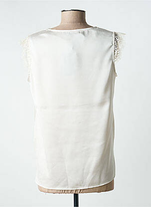 Top stretch manches courtes beige BARILOCHE femme