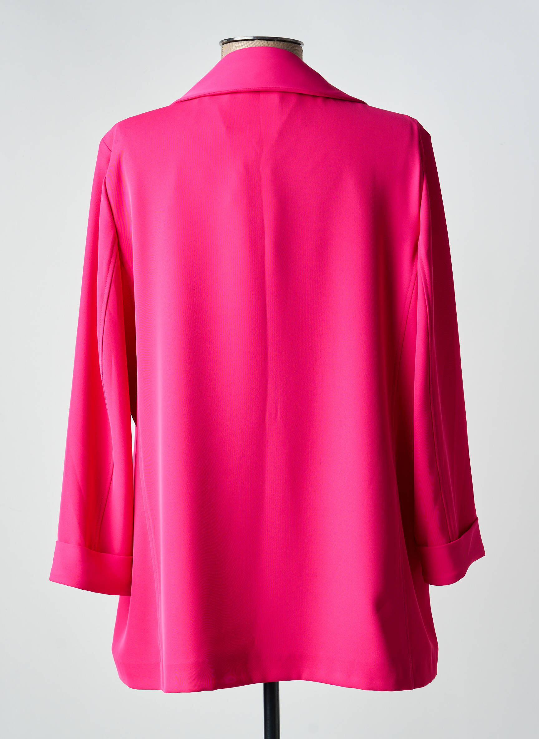 Blazer finition intérieure biaisée rose TINTA STYLE femme