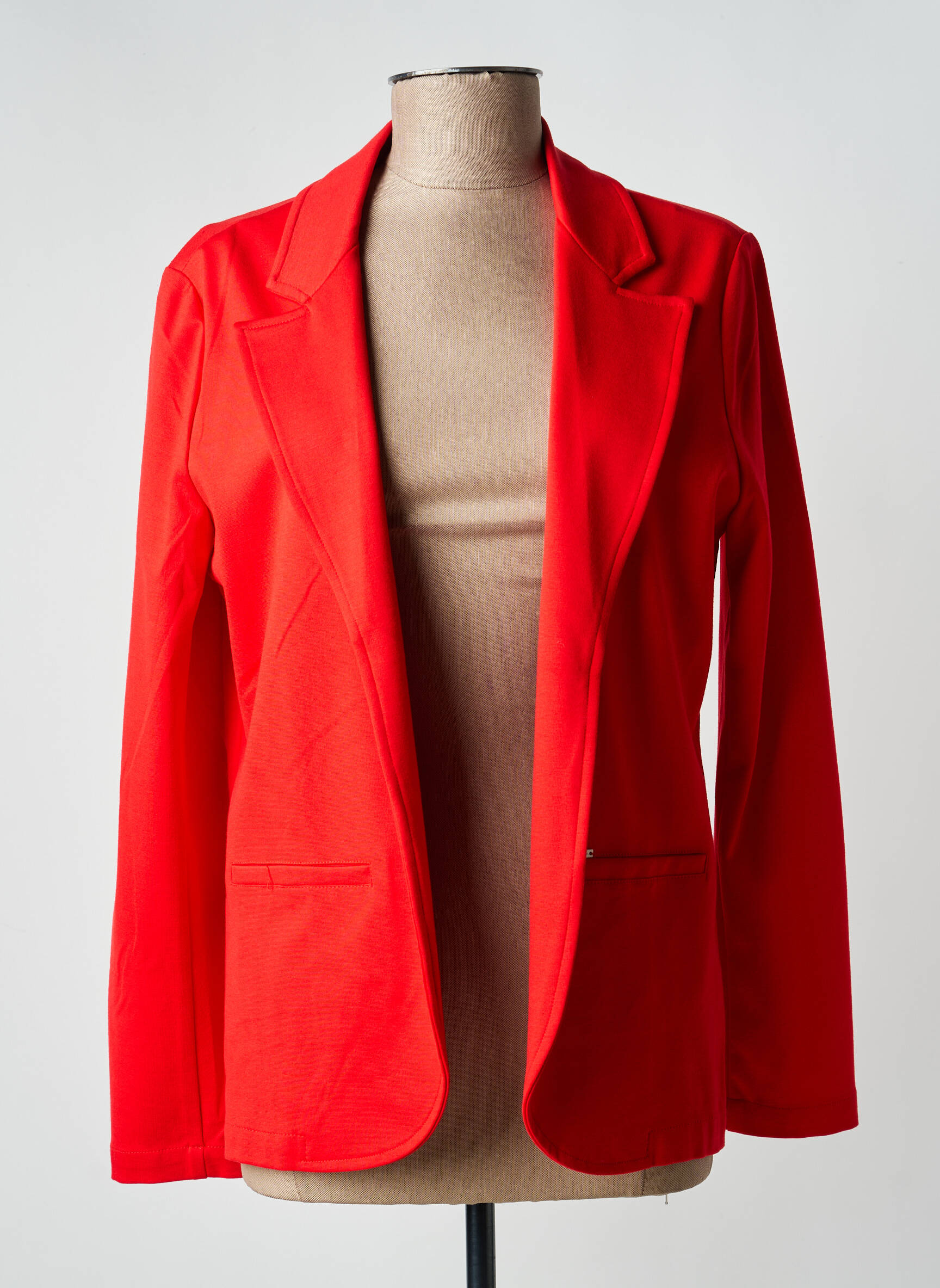 Blazer poches rouge ANDAM femme