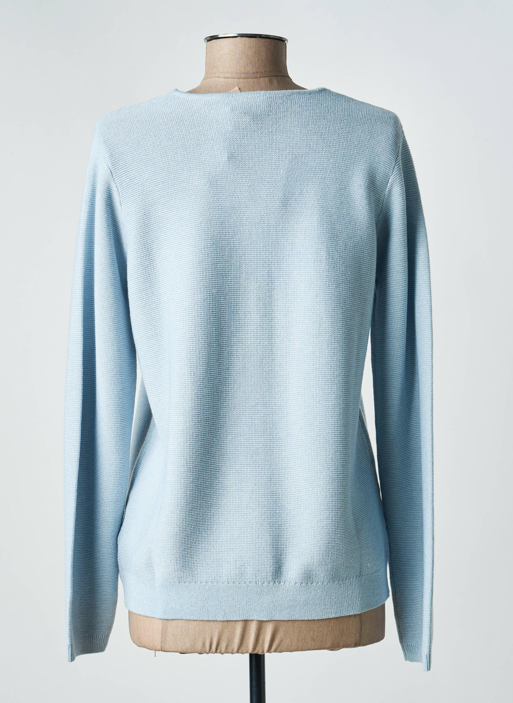 Gilet manches longues stretch bleu JULIE GUERLANDE femme