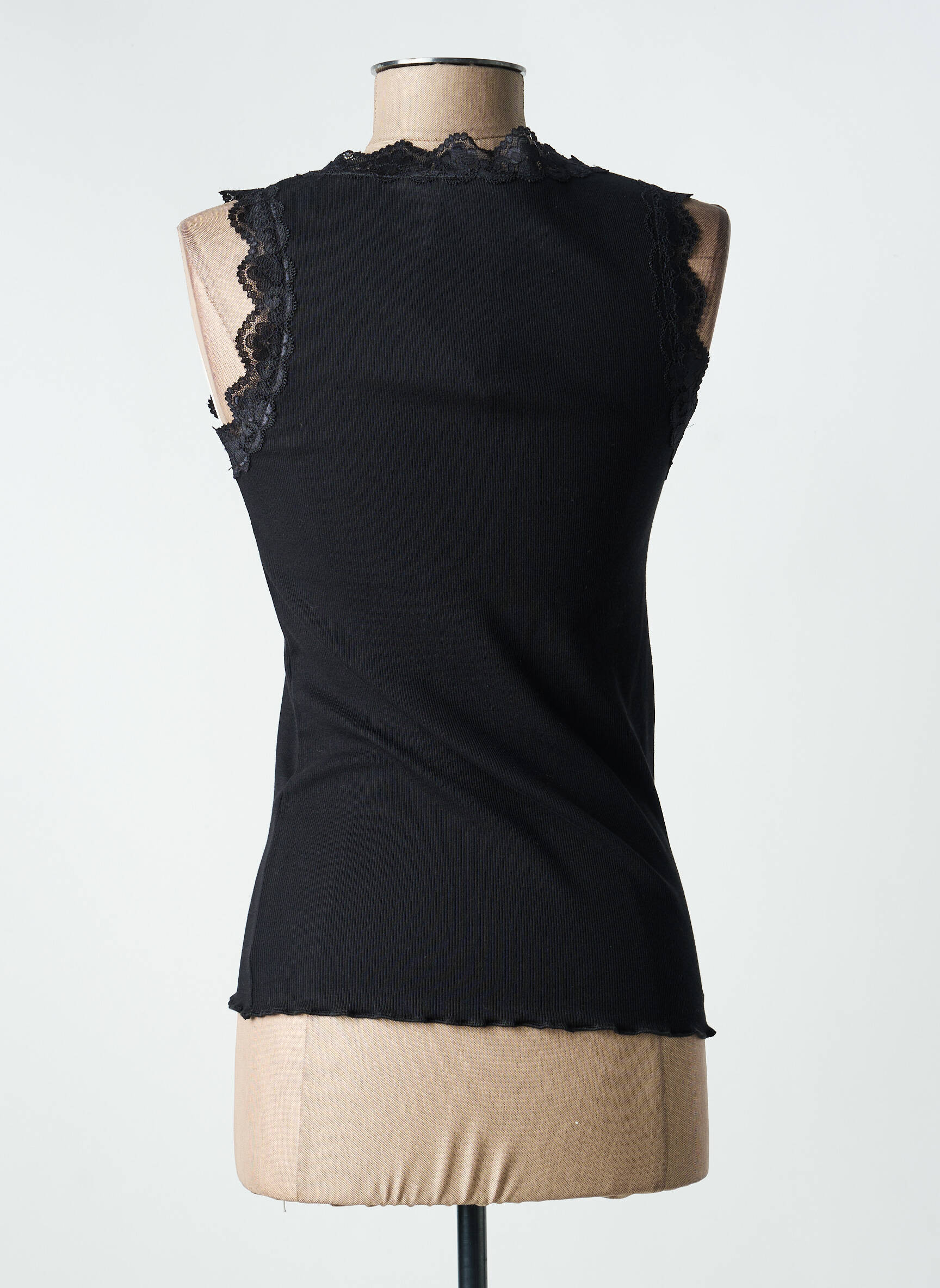 Top stretch sans manche noir SIGNE NATURE femme