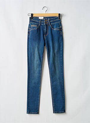 Jeans coupe slim stretch taille normale bleu C'EST BEAU LA VIE femme