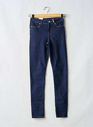 Jeans coupe slim stretch taille normale bleu KANOPE femme