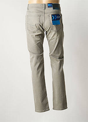 Pantalon droit stretch taille normale gris PIERRE CARDIN homme