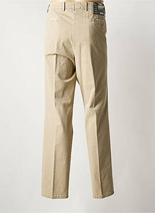 Pantalon droit stretch taille normale beige MEYER homme