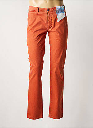 Pantalon chino stretch taille normale orange M5 BY MEYER homme