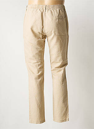 Pantalon chino poches taille normale beige DARIO BELTRAN homme