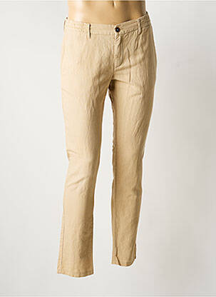 Pantalon chino poches taille normale beige fonce DARIO BELTRAN homme