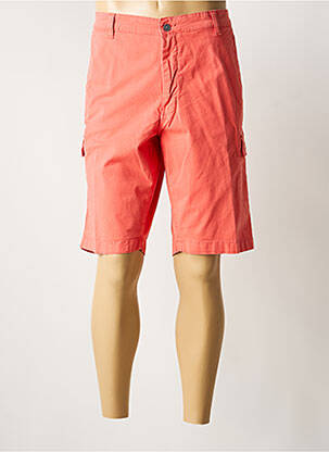 Bermuda stretch taille normale orange SAN SIRO homme