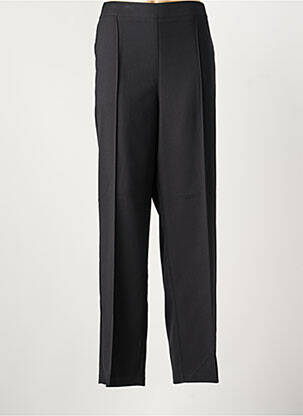 Pantalon droit stretch taille normale noir JULIE GUERLANDE femme
