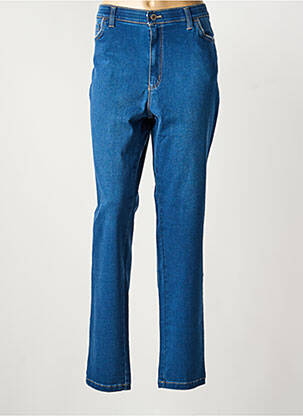 Jeans coupe droite stretch taille normale bleu WALTRON femme