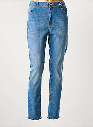 Jeans coupe slim stretch taille normale bleu KANOPE femme