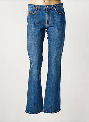 Jean coupe flare stretch taille normale bleu KANOPE femme