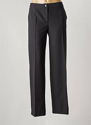 Pantalon droit stretch taille normale noir SIGNE NATURE femme