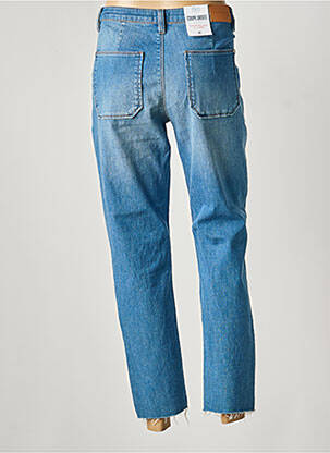Jeans coupe droite stretch taille normale bleu C'EST BEAU LA VIE femme