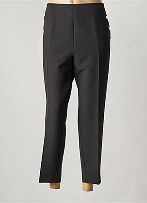 Pantalon 7/8 stretch taille normale noir ANDAM femme