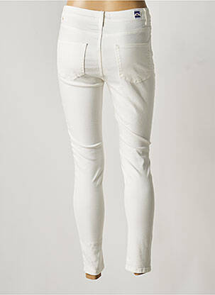 Pantalon slim tissage popeline taille normale blanc MOLLY BRACKEN femme