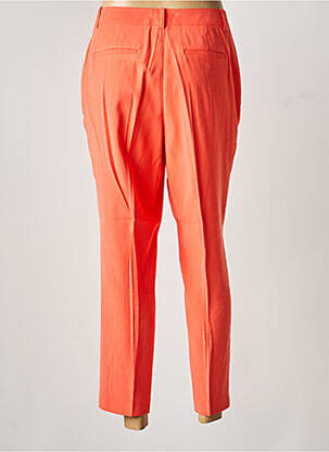 Pantalon chino tissage popeline taille normale orange JULIE GUERLANDE femme