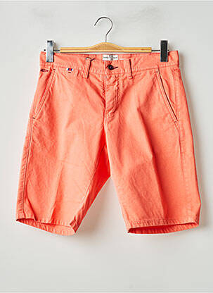 Bermuda stretch taille normale orange DARIO BELTRAN homme