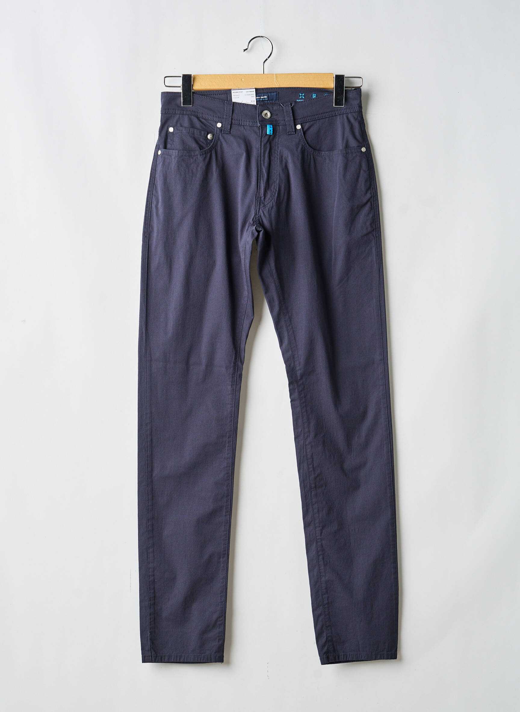Pantalon slim stretch taille normale bleu PIONEER homme