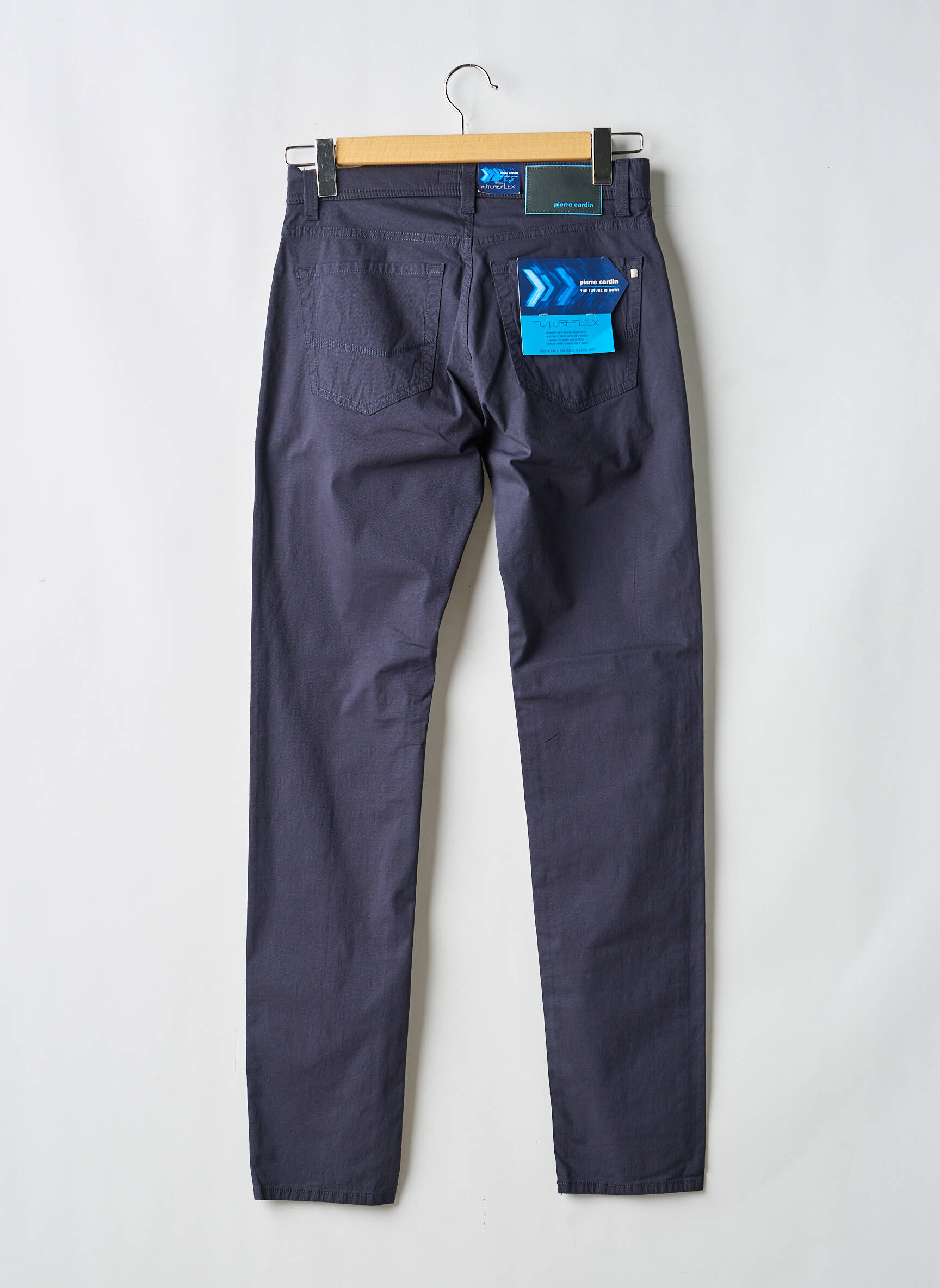 Pantalon slim stretch taille normale bleu PIONEER homme