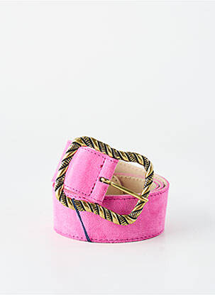 Ceinture coutures renforcées rose SIGNE NATURE femme
