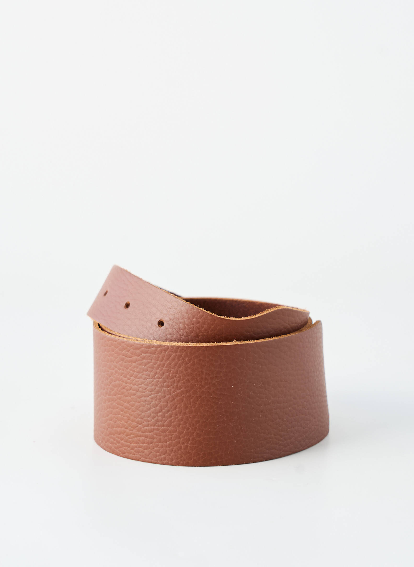 Ceinture coutures renforcées marron SIGNE NATURE femme