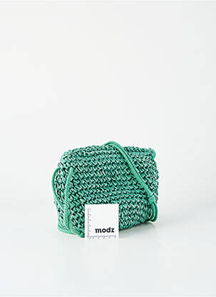 Sac bandoulière forme rectangulaire vert MOLLY BRACKEN femme