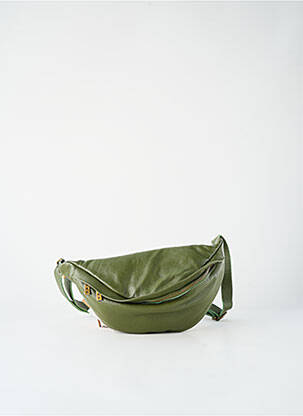 Sac fermeture zippée vert MISS REINETTE femme