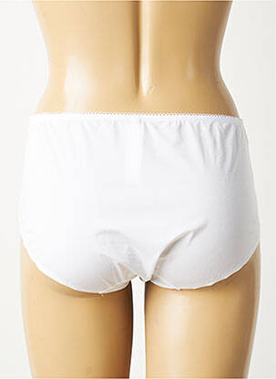 Culotte effet matière satinée blanc CHANTELLE femme