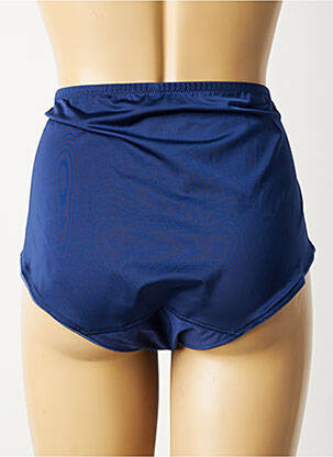 Culotte haute effet matière satinée bleu CHANTELLE femme