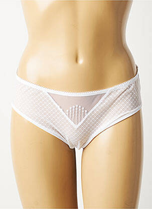 Culotte tissage satiné blanc CHANTELLE femme