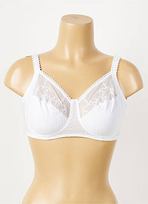 Soutien-gorge broderie haut soutien-gorge emboitant blanc CHANTELLE femme