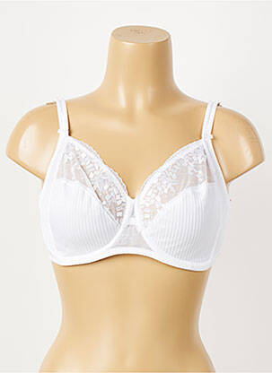 Soutien-gorge légère et transparente haut soutien-gorge emboitant blanc CHANTELLE femme