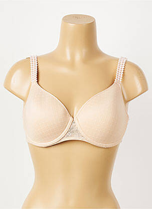 Soutien-gorge broderie haut soutien-gorge moulé chair CHANTELLE femme