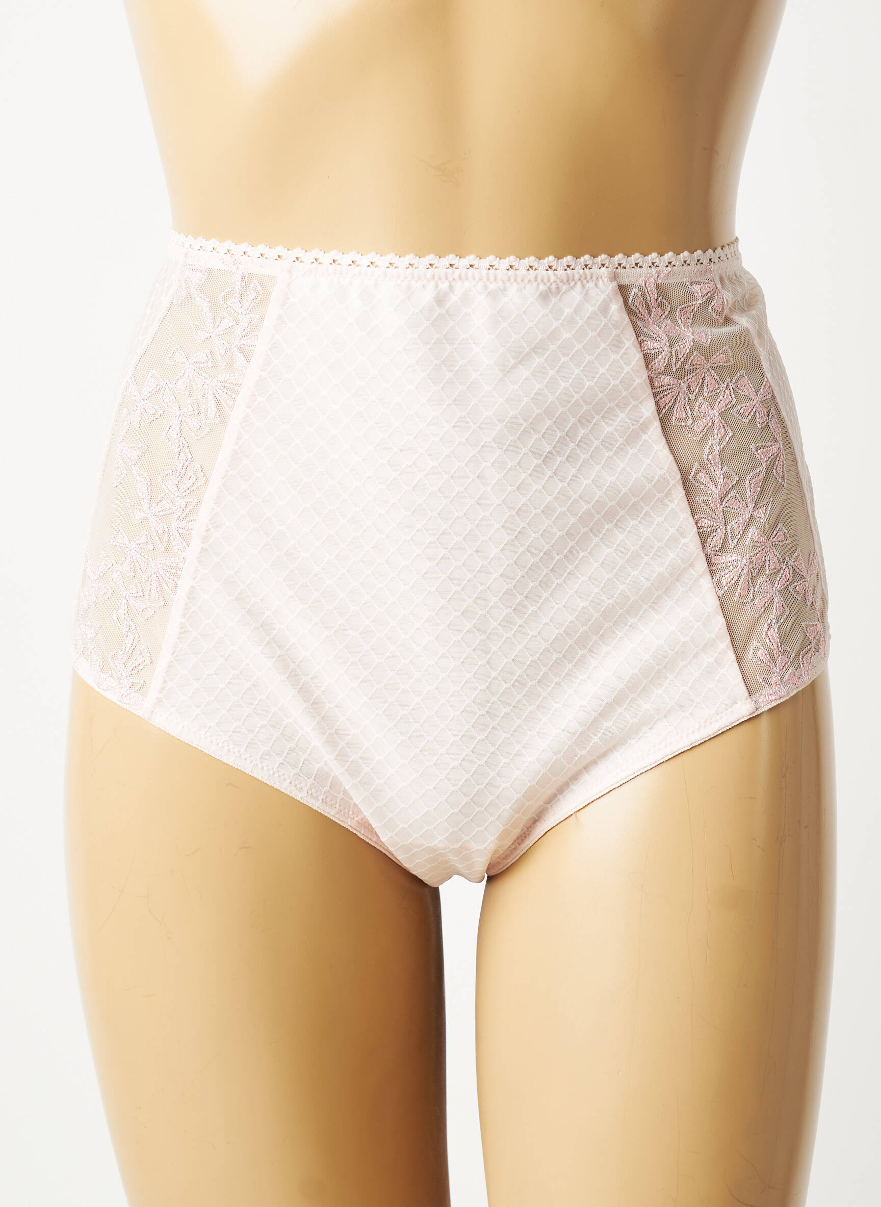 Culotte haute effet matière satinée rose CHANTELLE femme