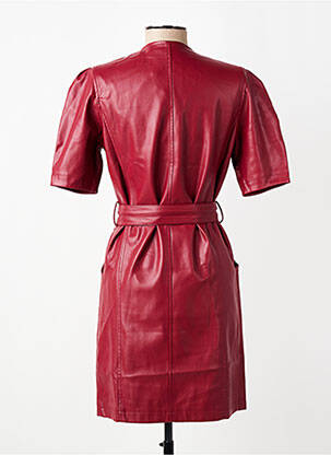 Robe courte manches courtes manches courtes rouge VERO MODA femme