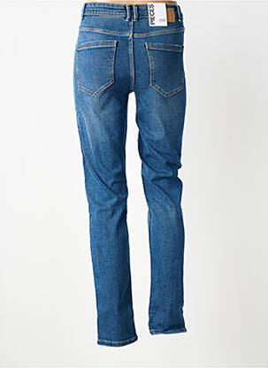 Jeans coupe slim taille haute taille haute bleu PIECES femme