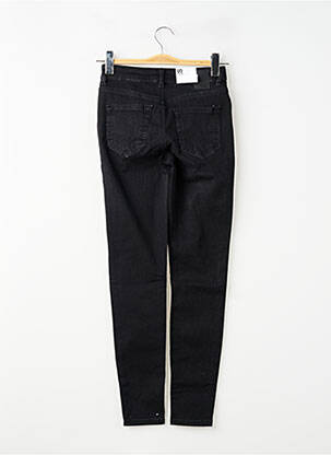 Jeans skinny taille normale taille normale noir PIECES femme