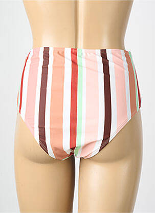 Bas de maillot de bain tissage satiné culotte orange VERO MODA femme