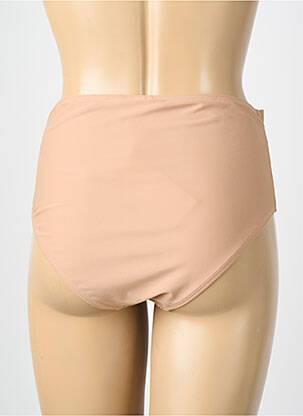 Bas de maillot de bain effet matière satinée culotte beige VERO MODA femme