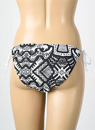 Bas de maillot de bain effet matière satinée bikini noir VERO MODA femme