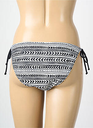 Bas de maillot de bain imprimé fantaisie bikini noir VERO MODA femme