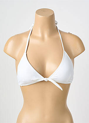 Haut de maillot de bain stretch haut soutien-gorge avec mousse de rembourrage amovible blanc VERO MODA femme