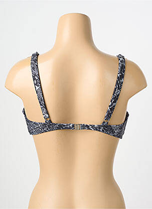 Haut de maillot de bain stretch haut soutien-gorge avec mousse de rembourrage amovible gris VERO MODA femme