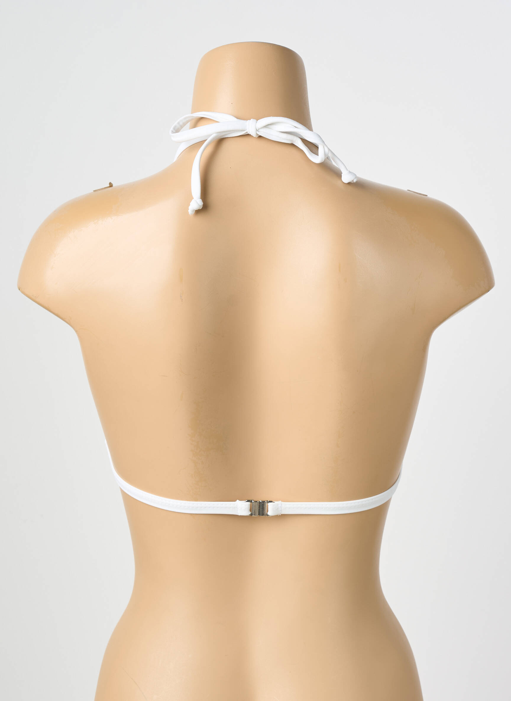 Haut de maillot de bain stretch haut soutien-gorge avec mousse de rembourrage amovible blanc VERO MODA femme