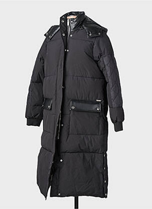 Doudoune manches longues a capuche noir KAPORAL femme