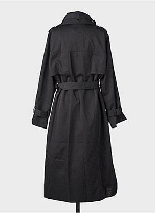 Trench tissage popeline sans capuche noir ZHRILL femme