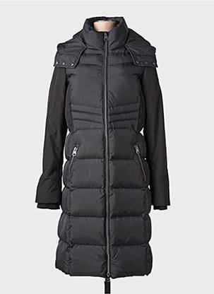 Doudoune manches longues a capuche noir GARCIA femme